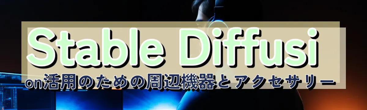 Stable Diffusion活用のための周辺機器とアクセサリー