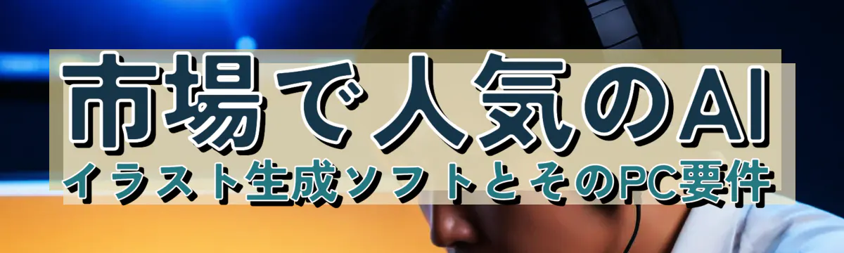 市場で人気のAIイラスト生成ソフトとそのPC要件