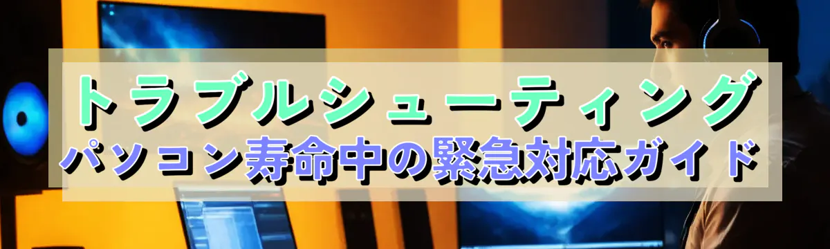 トラブルシューティング パソコン寿命中の緊急対応ガイド