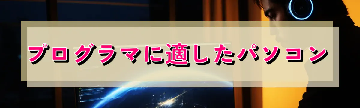 プログラマに適したパソコン