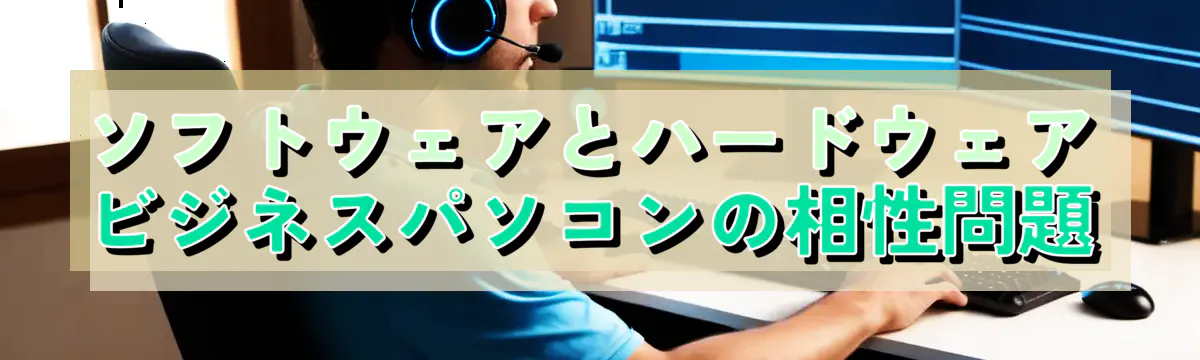 ソフトウェアとハードウェア ビジネスパソコンの相性問題