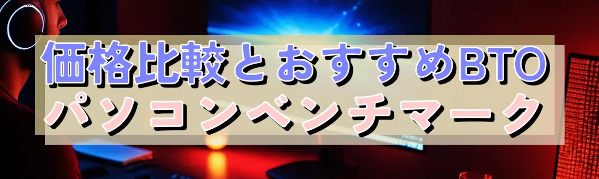 価格比較とおすすめBTOパソコンベンチマーク