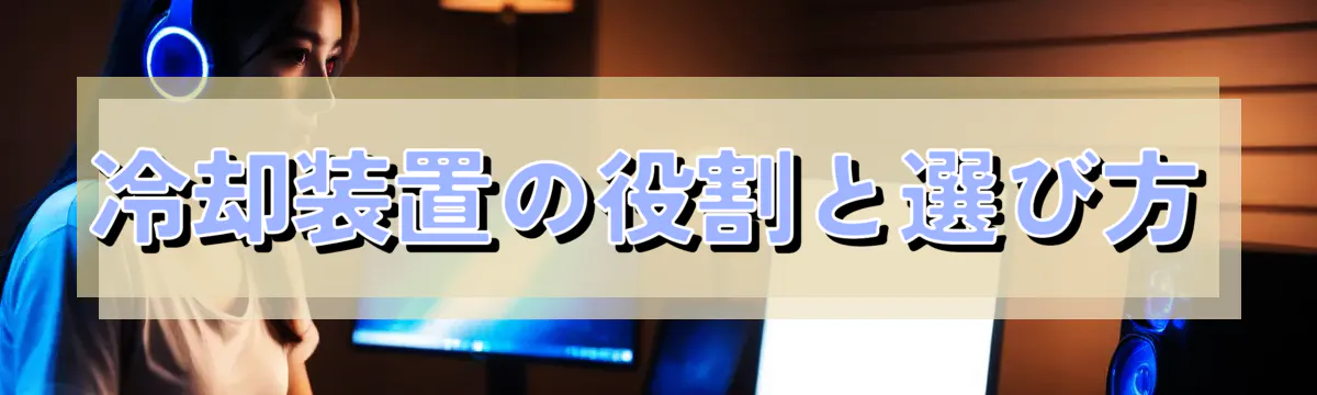 冷却装置の役割と選び方
