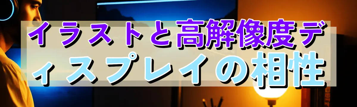 イラストと高解像度ディスプレイの相性
