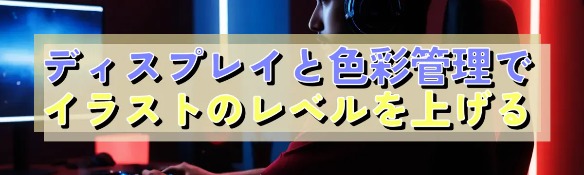 ディスプレイと色彩管理でイラストのレベルを上げる
