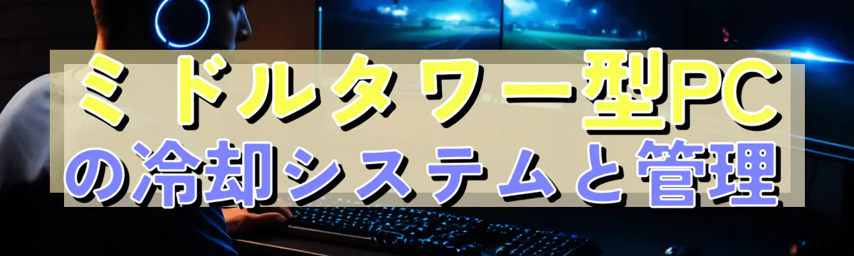 ミドルタワー型PCの冷却システムと管理
