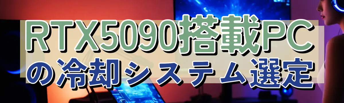 RTX5090搭載PCの冷却システム選定