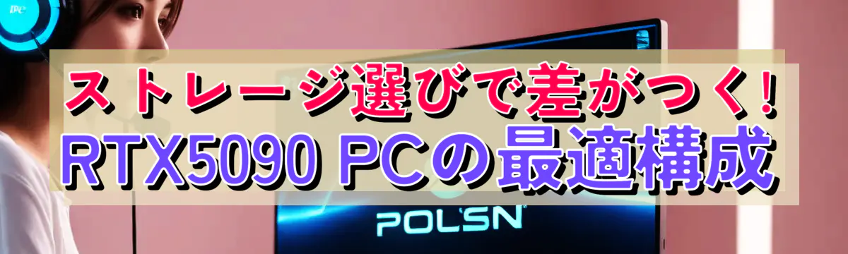 ストレージ選びで差がつく! RTX5090 PCの最適構成