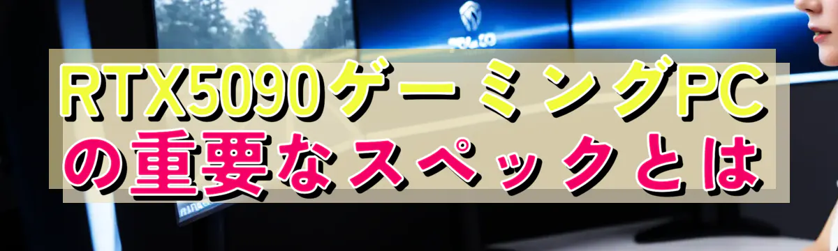RTX5090ゲーミングPCの重要なスペックとは