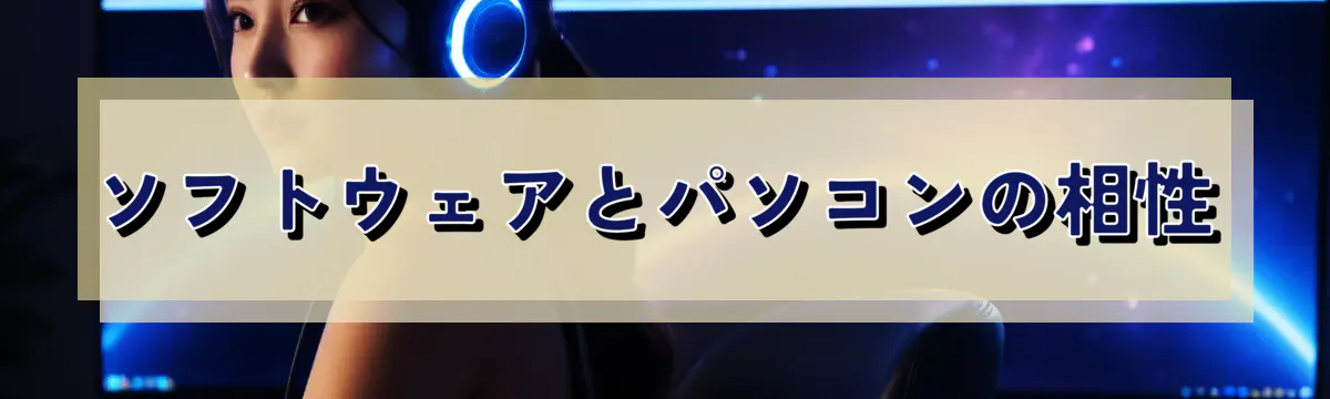 ソフトウェアとパソコンの相性