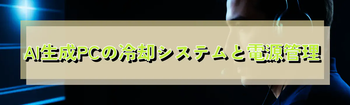 AI生成PCの冷却システムと電源管理