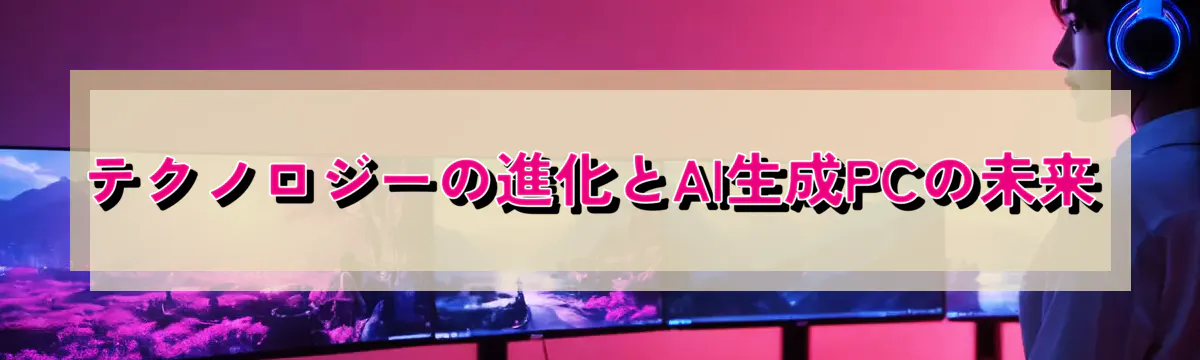 テクノロジーの進化とAI生成PCの未来