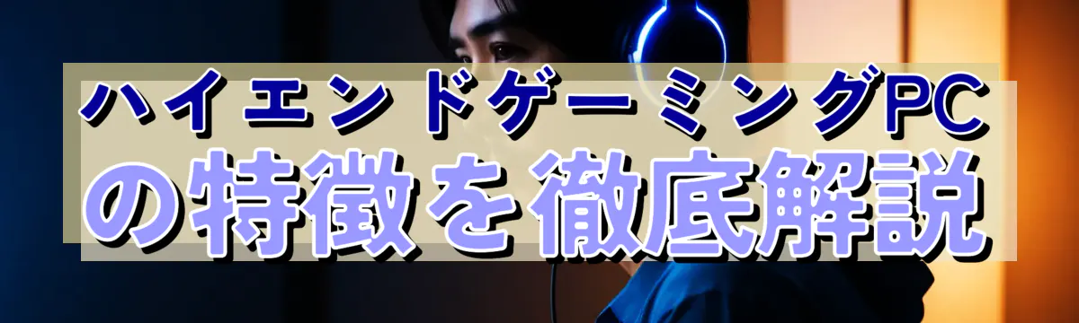 ハイエンドゲーミングPCの特徴を徹底解説