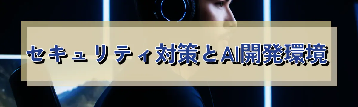 セキュリティ対策とAI開発環境