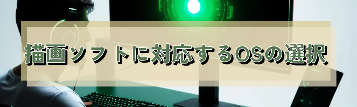 描画ソフトに対応するOSの選択