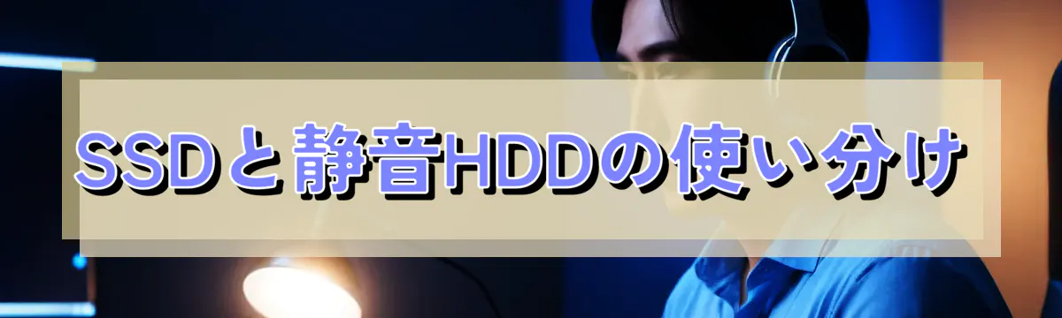 SSDと静音HDDの使い分け