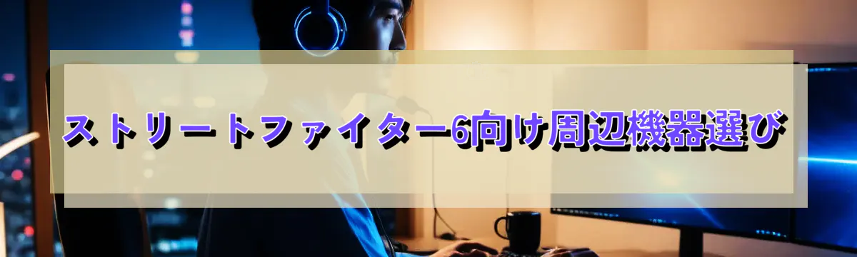 ストリートファイター6向け周辺機器選び