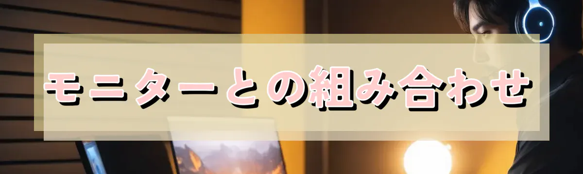 モニターとの組み合わせ