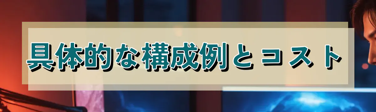 具体的な構成例とコスト