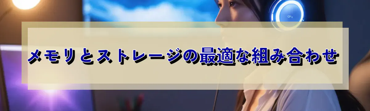 メモリとストレージの最適な組み合わせ