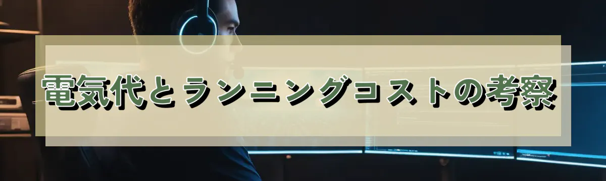 電気代とランニングコストの考察