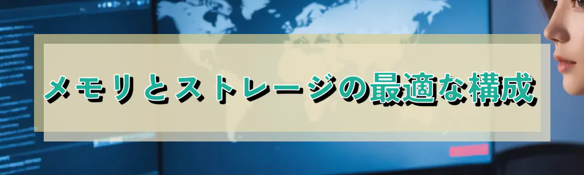 メモリとストレージの最適な構成