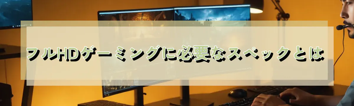 フルHDゲーミングに必要なスペックとは