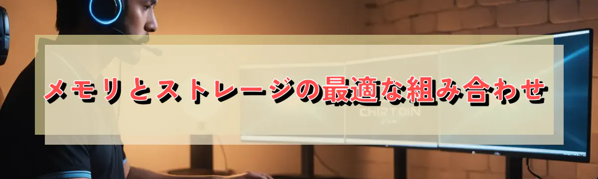 メモリとストレージの最適な組み合わせ