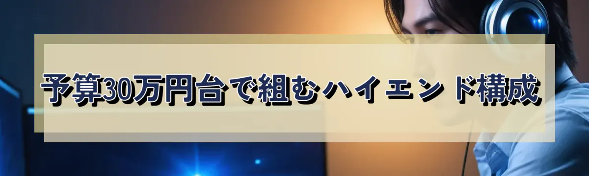 予算30万円台で組むハイエンド構成