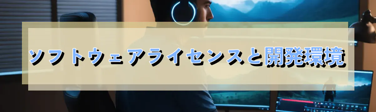 ソフトウェアライセンスと開発環境