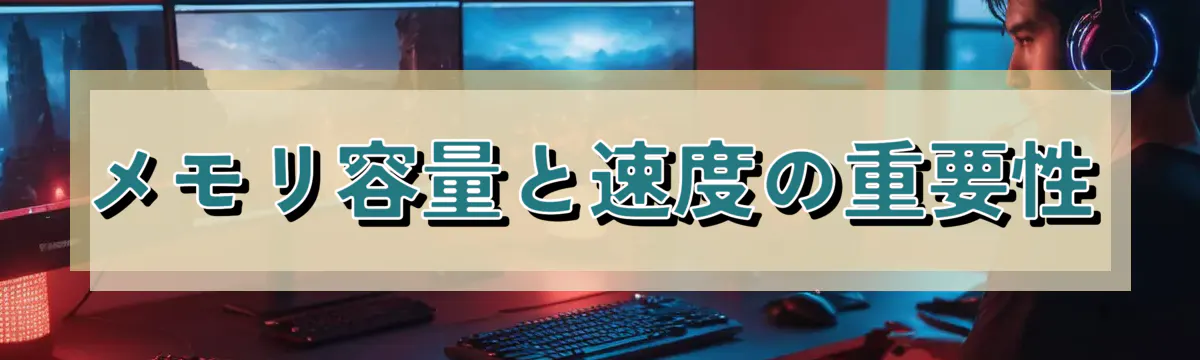 メモリ容量と速度の重要性
