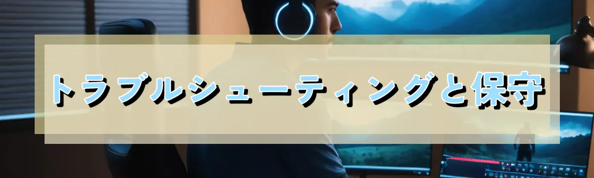 トラブルシューティングと保守