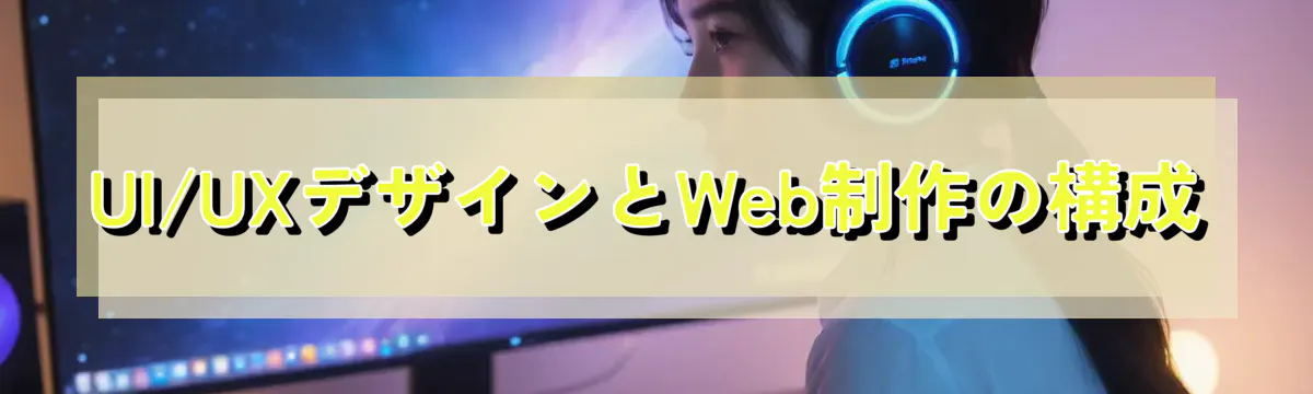 UI/UXデザインとWeb制作の構成