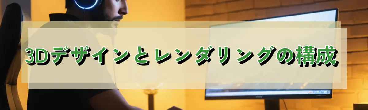 3Dデザインとレンダリングの構成