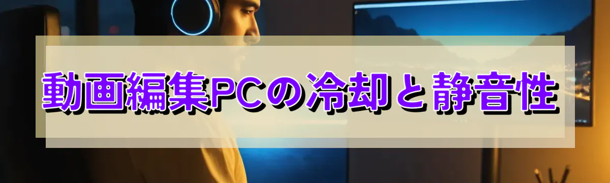 動画編集PCの冷却と静音性