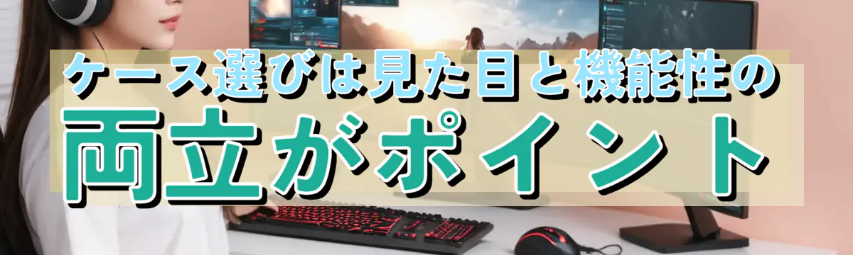 ケース選びは見た目と機能性の両立がポイント