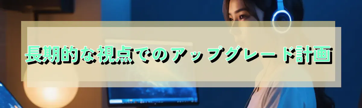 長期的な視点でのアップグレード計画