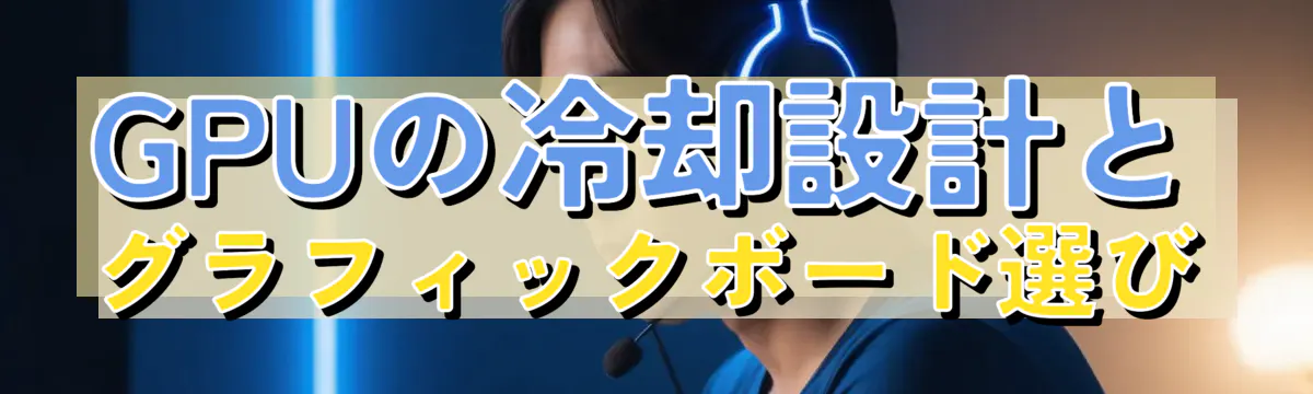 GPUの冷却設計とグラフィックボード選び