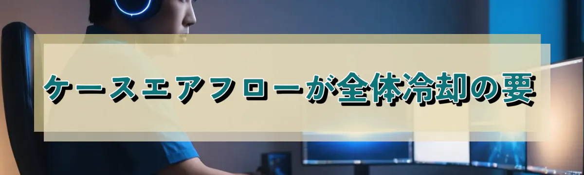 ケースエアフローが全体冷却の要