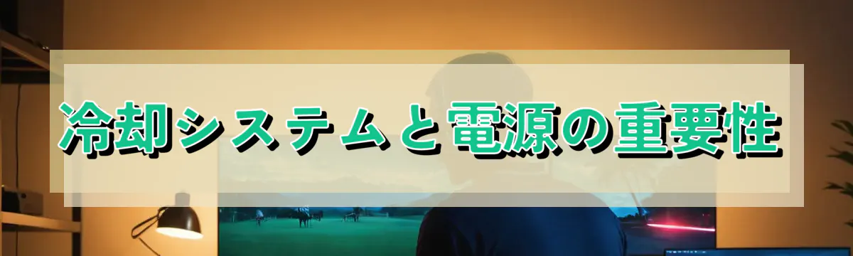 冷却システムと電源の重要性