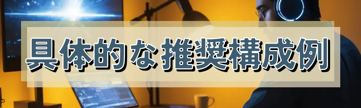 具体的な推奨構成例