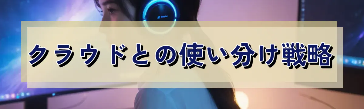 クラウドとの使い分け戦略
