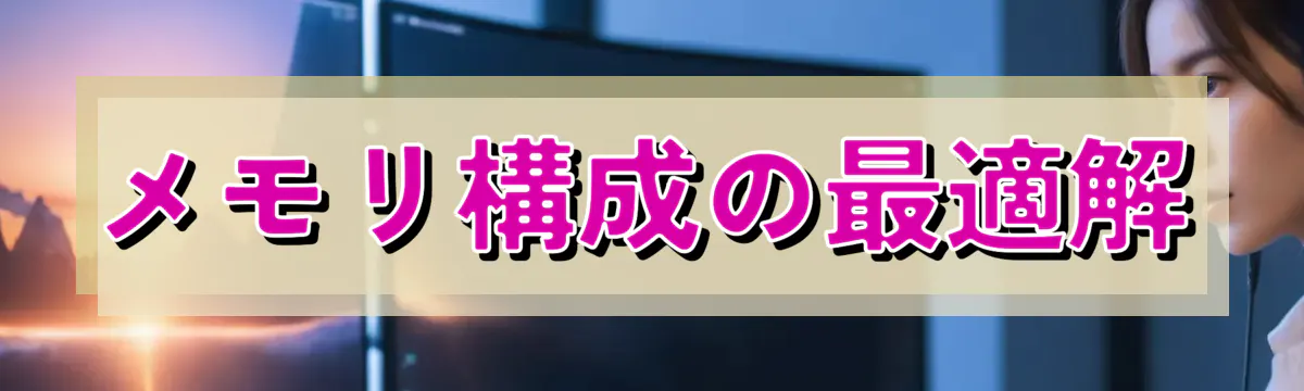 メモリ構成の最適解