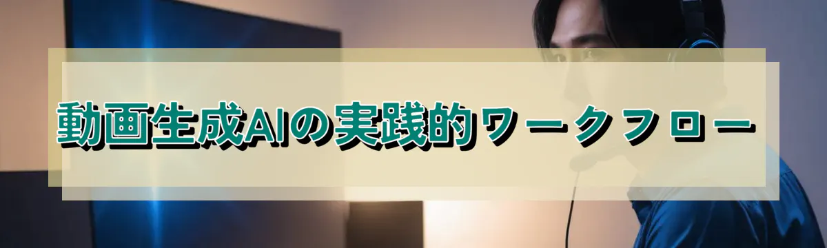 動画生成AIの実践的ワークフロー
