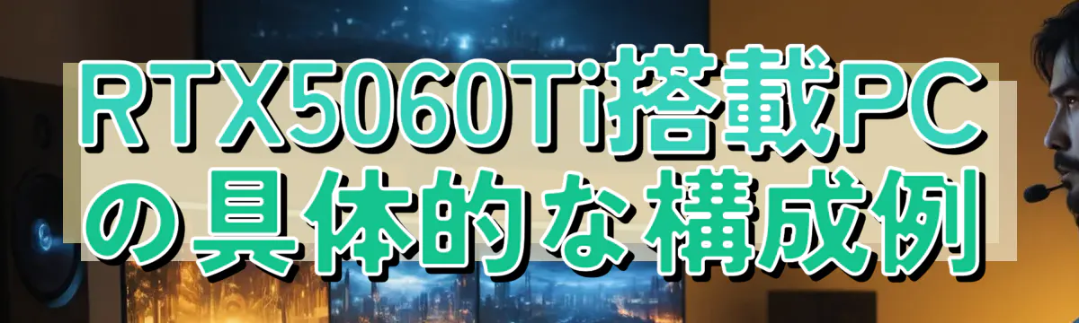 RTX5060Ti搭載PCの具体的な構成例