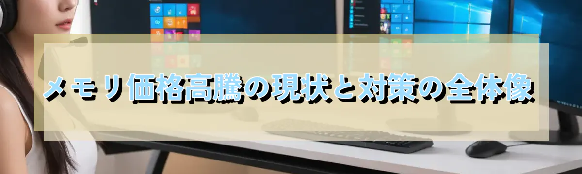 メモリ価格高騰の現状と対策の全体像