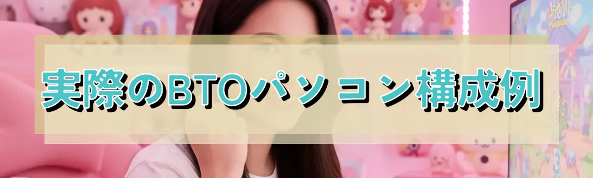 実際のBTOパソコン構成例