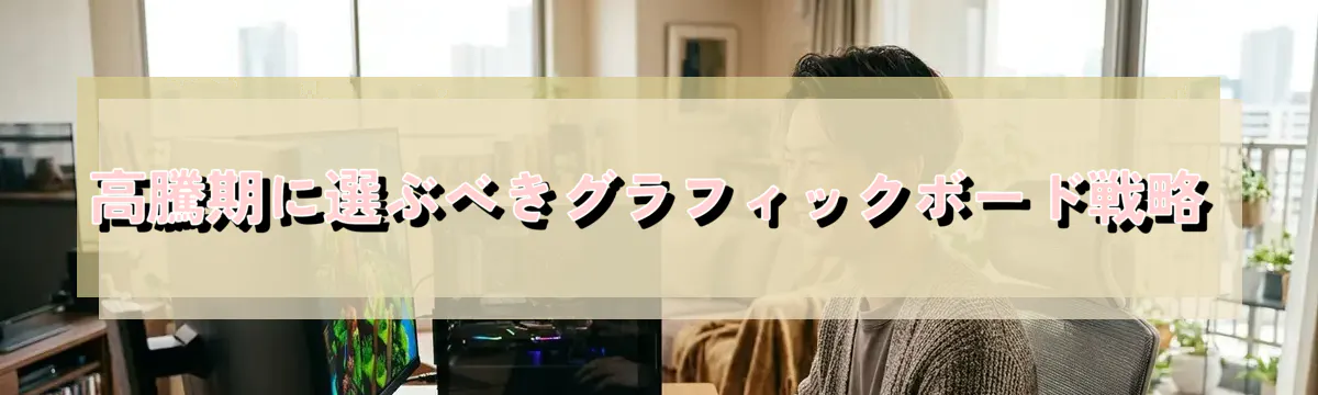 高騰期に選ぶべきグラフィックボード戦略