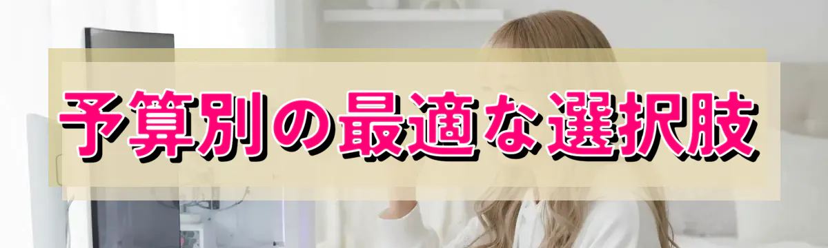 予算別の最適な選択肢