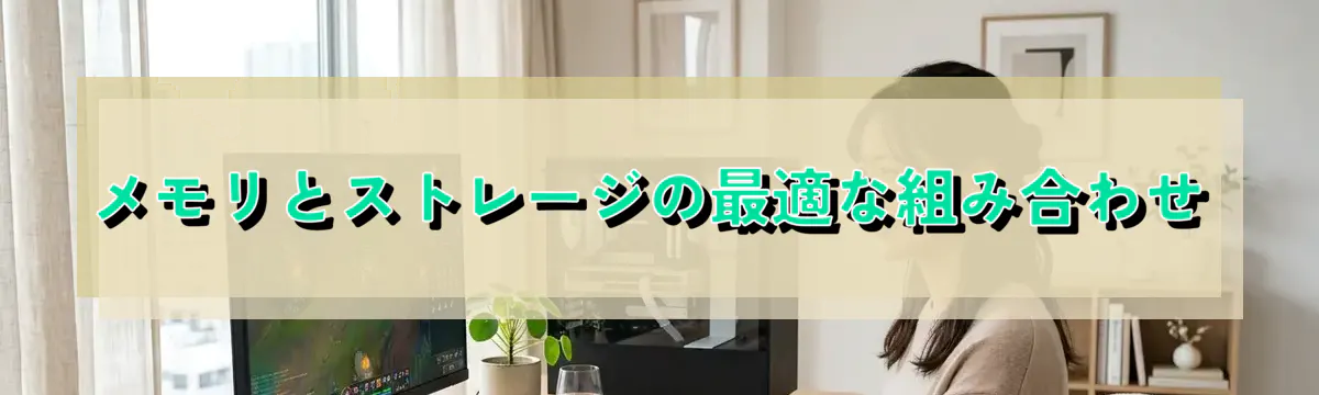 メモリとストレージの最適な組み合わせ